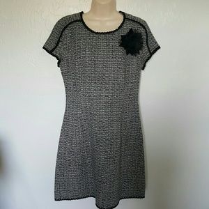 Oodji dress short sleeve cotton blend size 42 EU